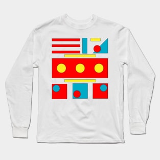 Abstract Geometry #4 Long Sleeve T-Shirt